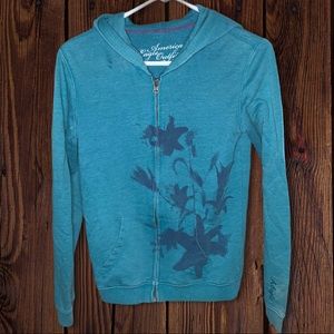 American Eagle Outfitters Hooded Sweater Jacket